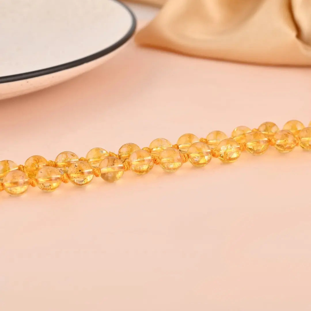 Citrine Mala - WorldOfOorja