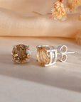 Citrine Studs - WorldOfOorja