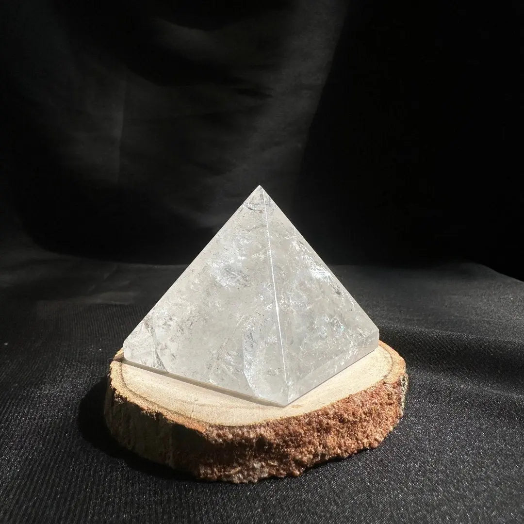 Clear Quartz Pyramid - WorldOfOorja