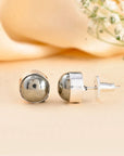 Polished Pyrite Studs