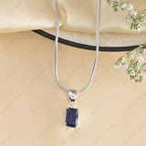 Genuine Blue Sapphire Pendant 4–5 Carat