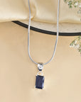 Blue Sapphire (neelam) Pendant