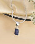 Blue Sapphire (neelam) Pendant