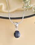 Blue Sapphire (neelam) Pendant