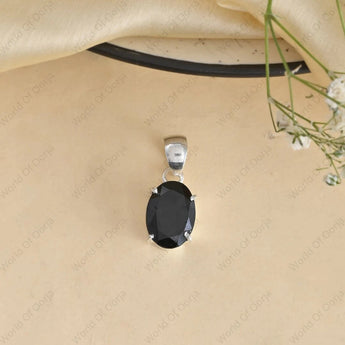 Natural Black Tourmaline Pendant