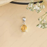 Natural Citrine Pendant