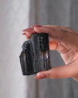 Raw Black Tourmaline Cluster