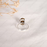 Tiger eye stone ring for strength and clarity