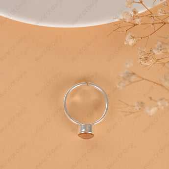 Handcrafted Pukhraj ring for prosperity and wisdom