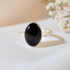 Black Obsidian Ring
