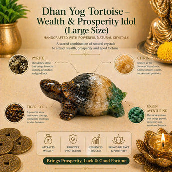 Dhan Yog Tortoise wealth and prosperity idol benefits
