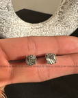 Raw Pyrite Stud Earrings - For Men & Women - WorldOfOorja