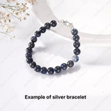 Example of silver bracelet