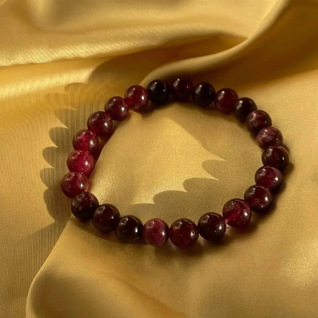 Garnet Bracelet (Hessonite) - WorldOfOorja