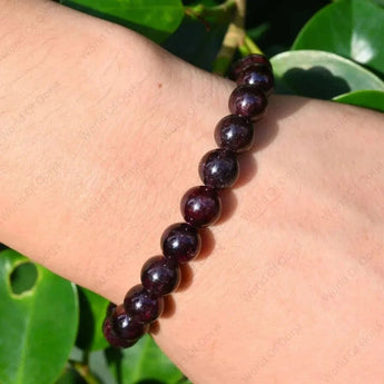 Garnet Bracelet (Hessonite) - WorldOfOorja