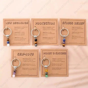 Gemstone keychains - WorldOfOorja