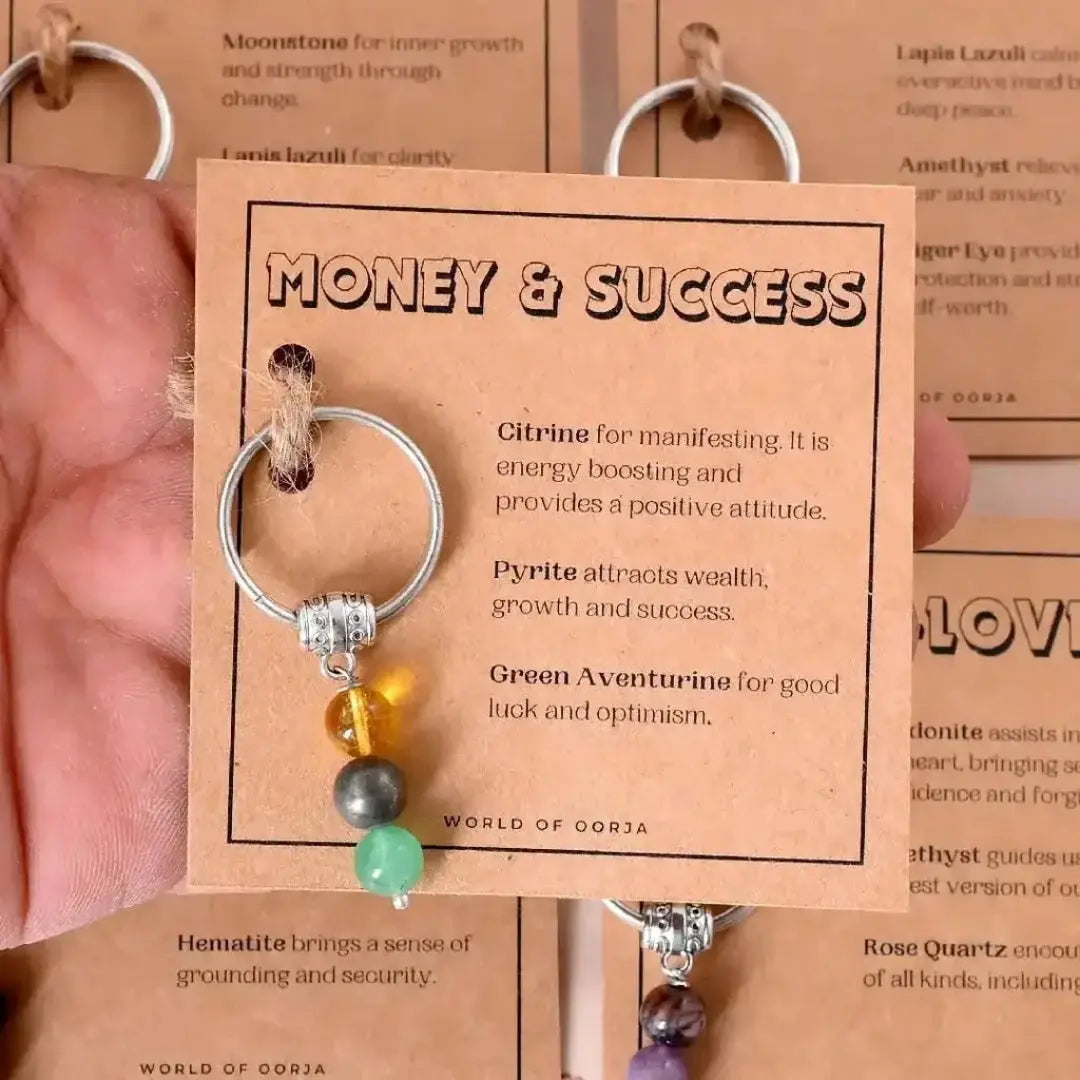 Gemstone keychains - WorldOfOorja