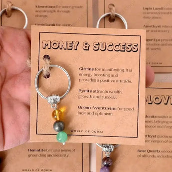 Gemstone keychains - WorldOfOorja