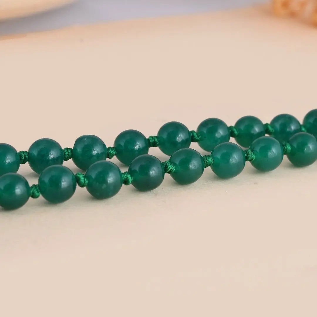 Green Aventurine Mala - WorldOfOorja