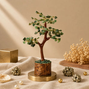 Green Aventurine Crystal Tree – Luck & Opportunity