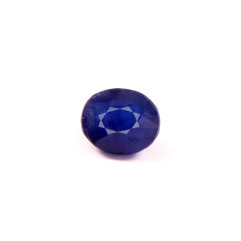 Natural Blue Sapphire Neelam 4.42 carat 4.81 ratti oval faceted cut certified gemstone