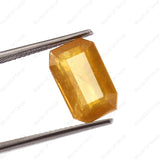8.14 carat Yellow Sapphire, Pukhraj gem, 8.93 ratti