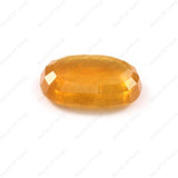 Oval Cut, Natural Yellow Sapphire (Pukhraj) (8.08 Carat, 8.86 Ratti)