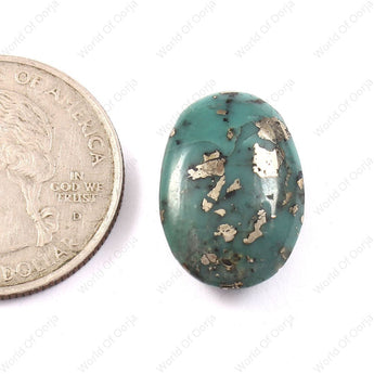 Turquoise Firoza 14.10 Carat 15.47 Ratti Natural Gemstone