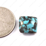 Certified Turquoise Firoza Stone 9.78 Carat 10.73 Ratti