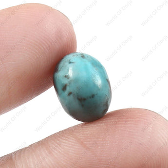 World of Oorja Turquoise Firoza 3.34 Carat 3.66 Ratti