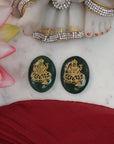 Lakshmi Ji and Shri Yantra Jade Coin