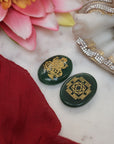 Lakshmi Ji and Shri Yantra Jade Coin