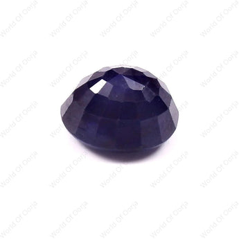 Genuine 6.20 ratti Neelam stone with deep blue hue and high clarity