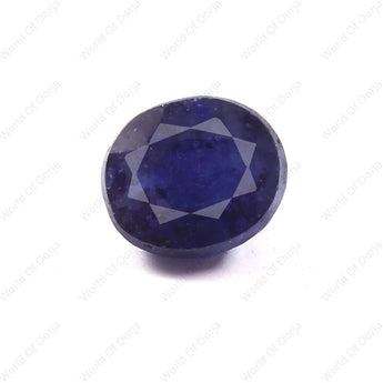 Natural Blue Sapphire gemstone, 4.25 carat, faceted oval cut