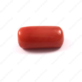 Certified natural Red Coral Moonga 9.10 Carat, 9.98 Ratti)