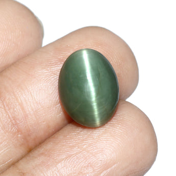 Natural Cats Eye Lehsunia 8.82 Carat gemstone from World of Oorja