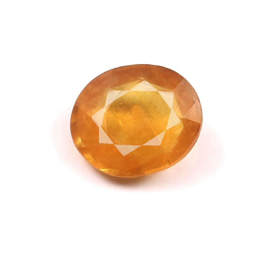 Yellow Sapphire (Pukhraj) (3.45 Carat, 3.76 Ratti)