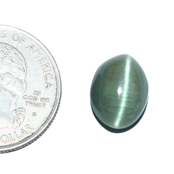 World of Oorja Cats Eye Lehsunia 8.18 Carat 8.91 Ratti natural gemstone