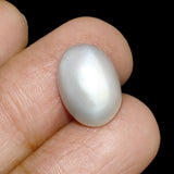 Smooth oval cut Moonstone, 9.45 Carat Chandrakant, 10.37 Ratti)