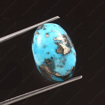 Premium Turquoise Firoza gemstone (13 Carat, 14.17 Ratti)