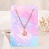 Natural Kunzite crystal pendant