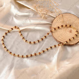 5 Mukhi Rudraksha mala made with natural beads