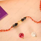 Handcrafted Wealth Shield sacred crystal thread for blessings and abundance