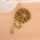 Money Attraction Mala made with prosperity crystals