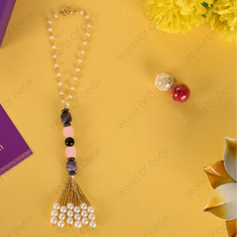 "Handcrafted Love & Light Lumba with beads and tassels