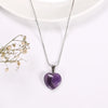 Amethyst Heart Pendant