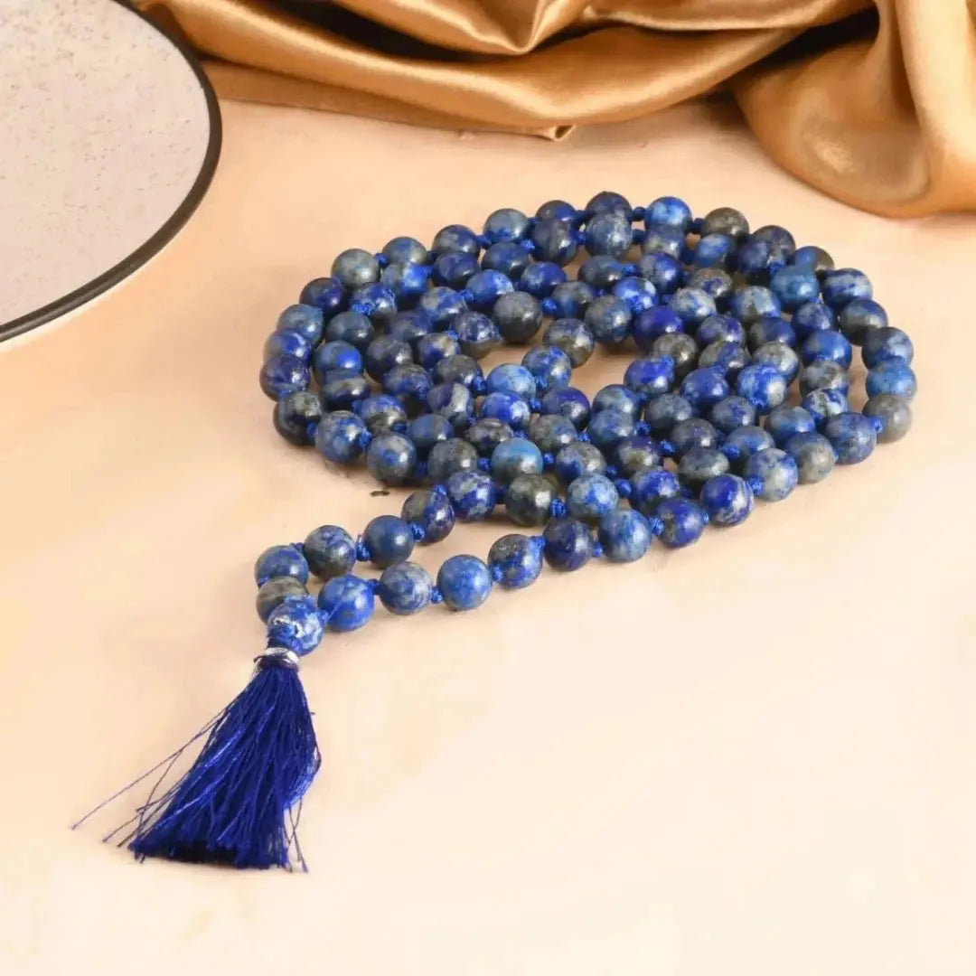 Lapis Lazuli Mala - WorldOfOorja