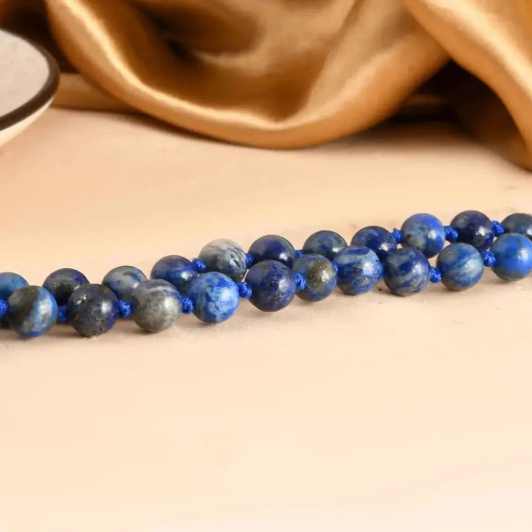 Lapis Lazuli Mala - WorldOfOorja