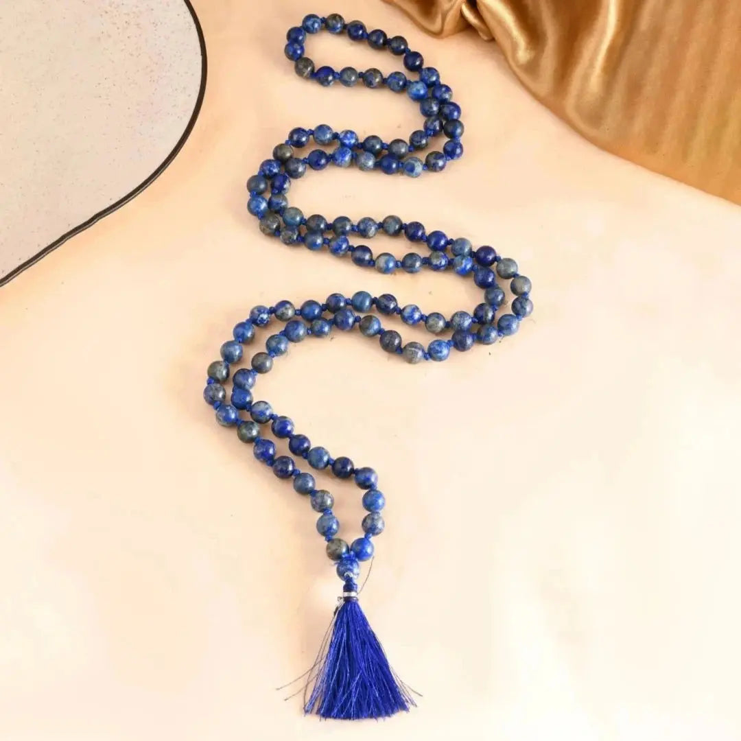 Lapis Lazuli Mala - WorldOfOorja