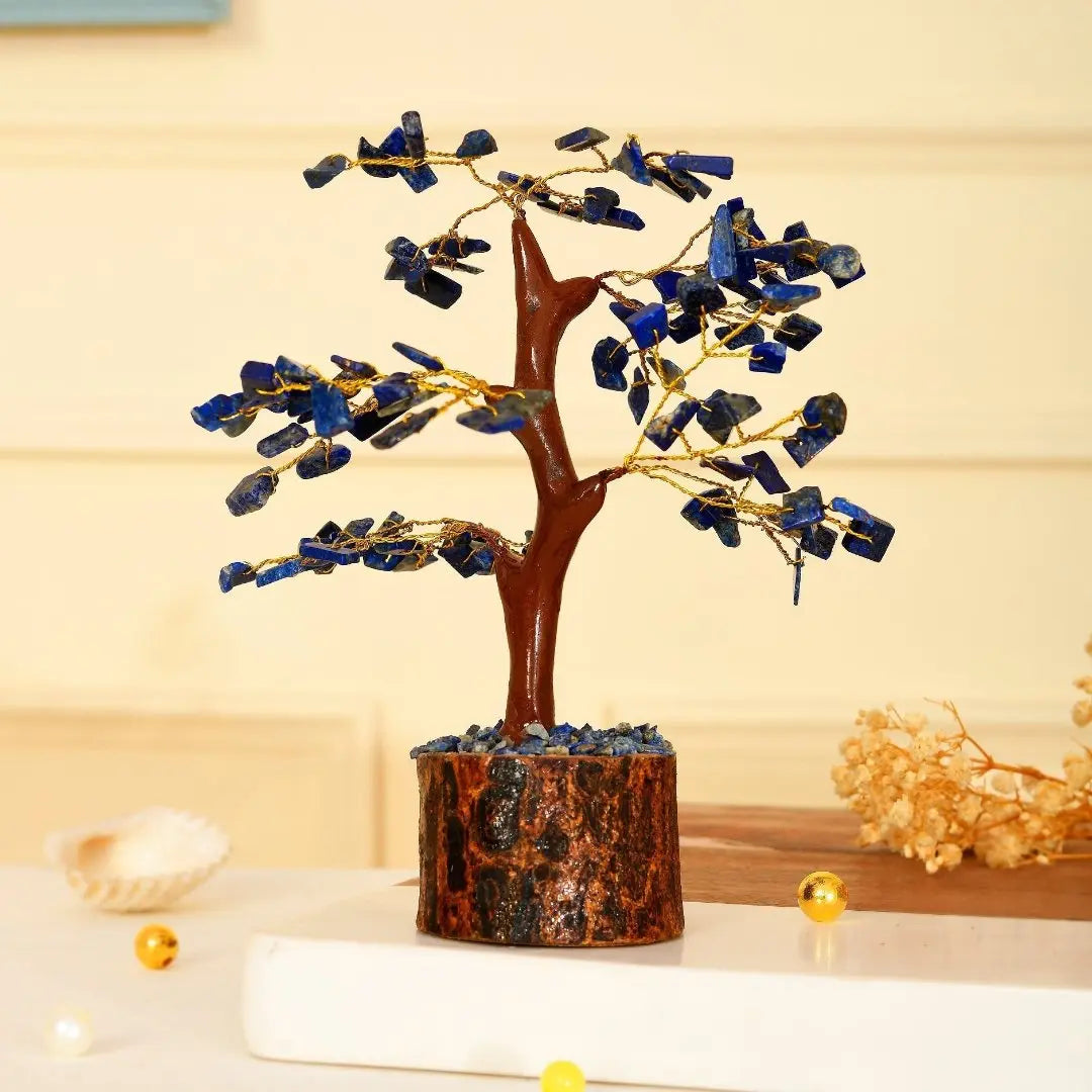 Lapis lazuli gemstone tree - WorldOfOorja